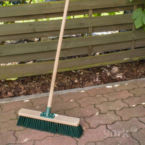 Wooden street broom 40 cm