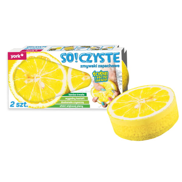 Scouring sponge SO!JUICY scent 2pcs.